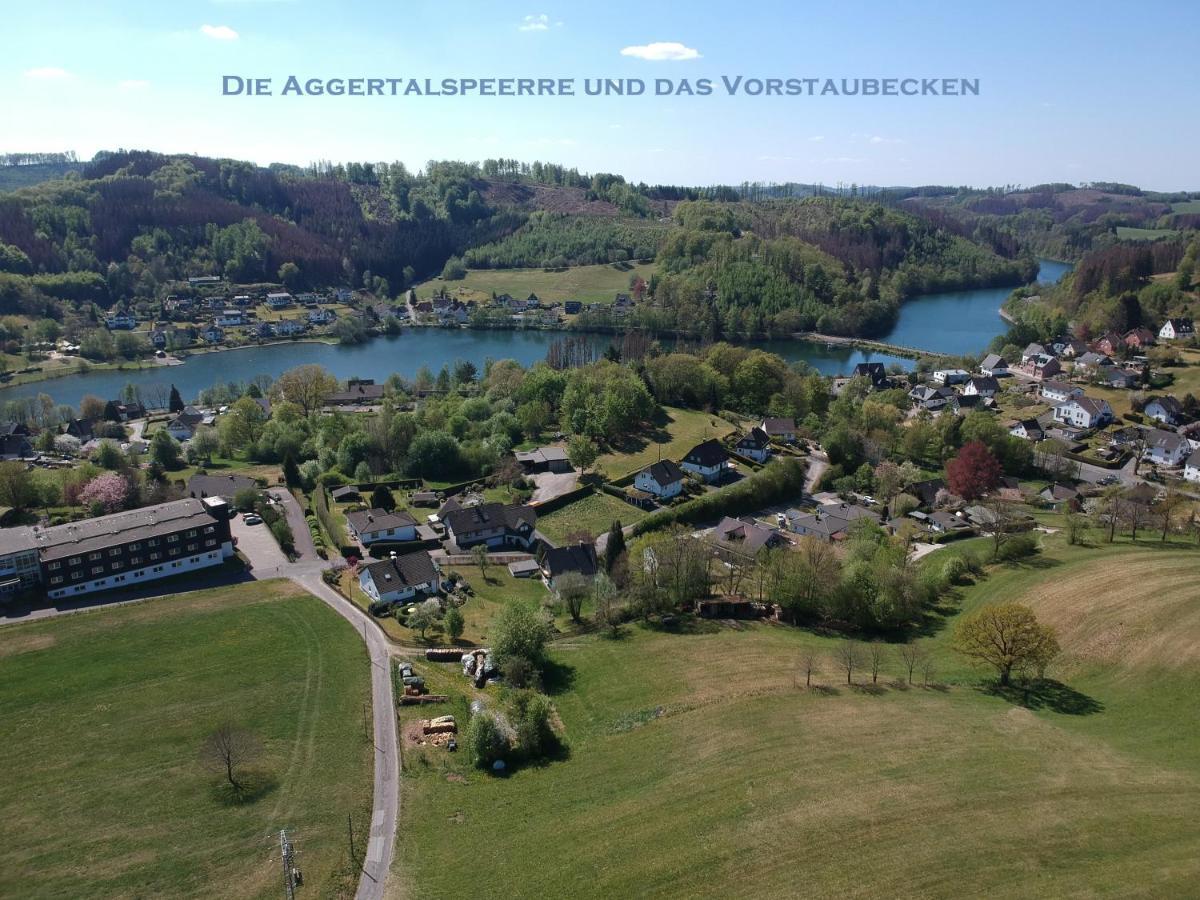 Exklusive Ferienwohnung 'Agger-Blick' Mit Grosser Seeblick-Terrasse & Sauna Gummersbach Exteriér fotografie