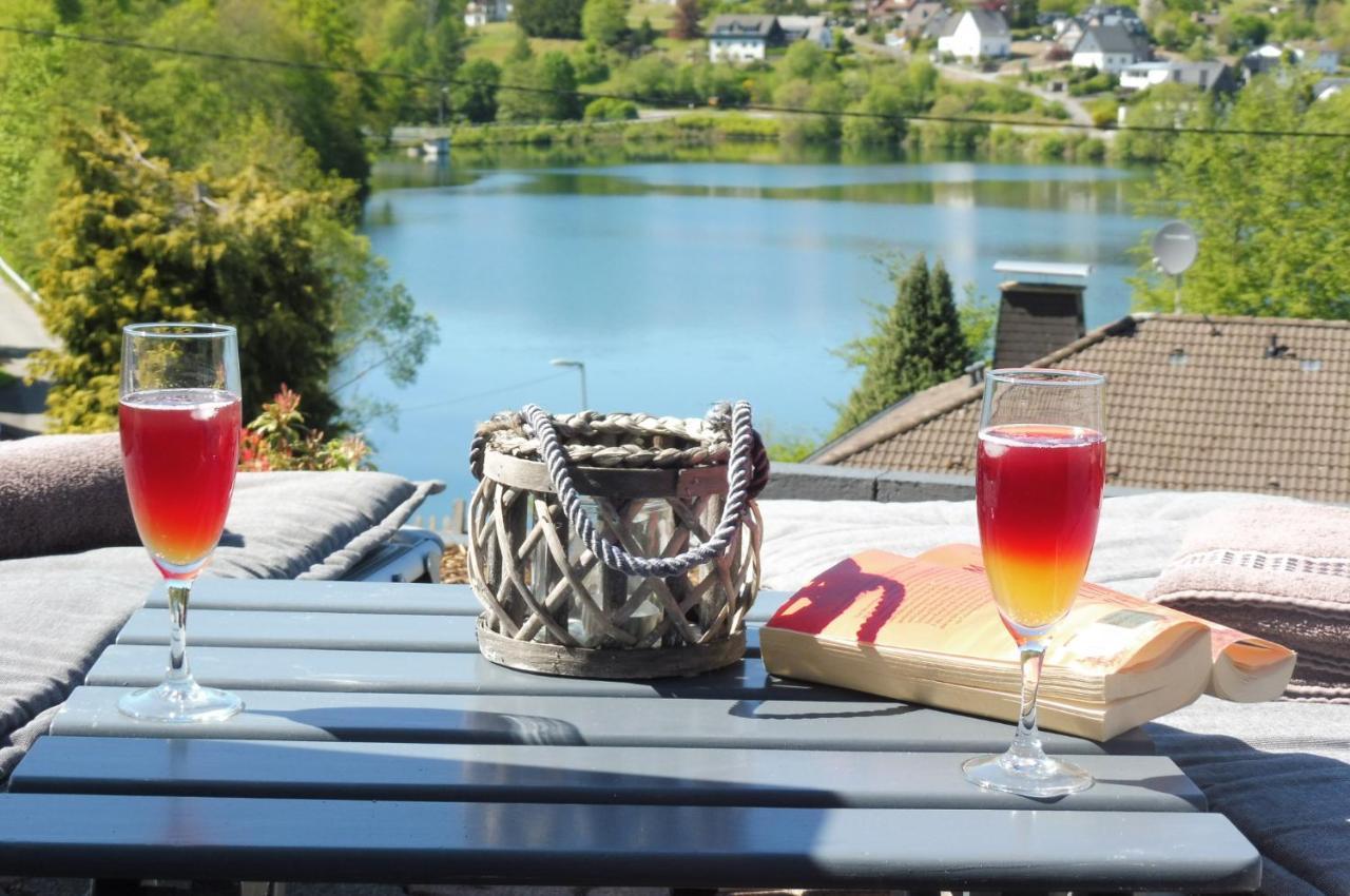 Exklusive Ferienwohnung 'Agger-Blick' Mit Grosser Seeblick-Terrasse & Sauna Gummersbach Exteriér fotografie