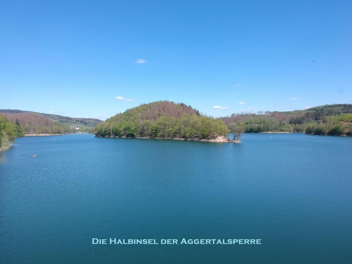 Exklusive Ferienwohnung 'Agger-Blick' Mit Grosser Seeblick-Terrasse & Sauna Gummersbach Exteriér fotografie