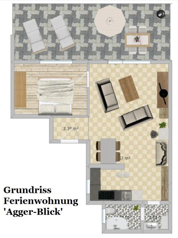 Exklusive Ferienwohnung 'Agger-Blick' Mit Grosser Seeblick-Terrasse & Sauna Gummersbach Exteriér fotografie